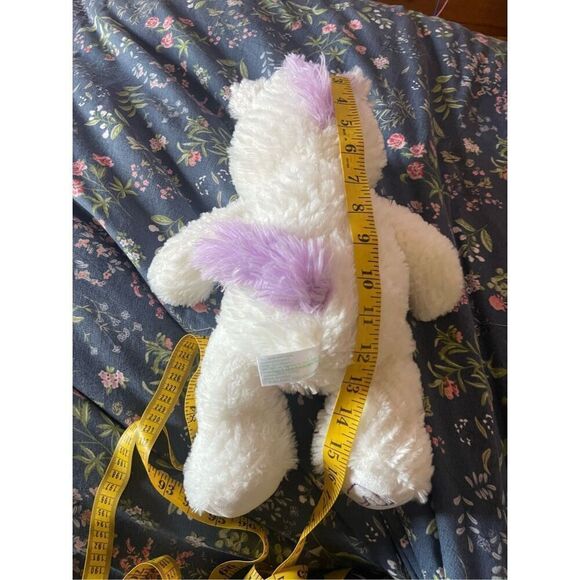 Homerbeat Kids White Polyester Fiber Unicorn Plush Stuffed Animal - Picture 12 of 13